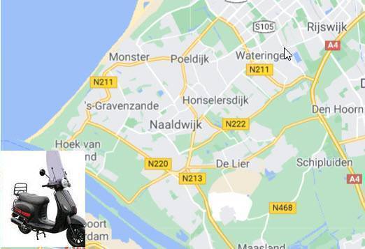 Scooter kopen in het Westland, De Lier, 's-Gravenzande, Heenweg, Honselersdijk, Kwintsheul, Maasdijk, Monster, Naaldwijk, Poeldijk, Ter Heijde of Wateringen?